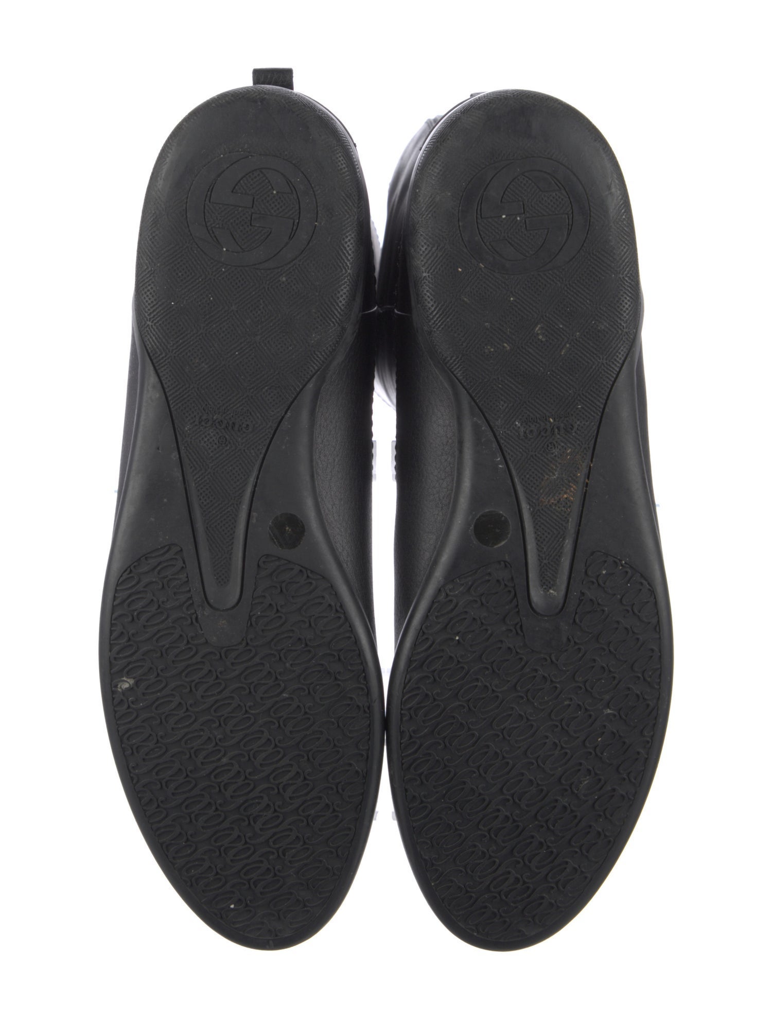 Gucci Web Accent Leather Boots